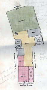 plan of the New Inn 1871 - WL93